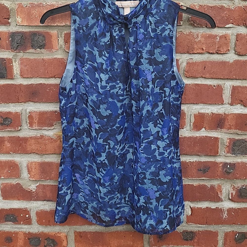 Banana Republic floral dress blouse